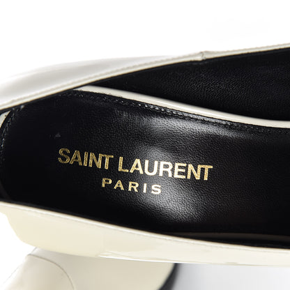 Saint Laurent Patent Opyum 85 Pumps 38.5 Neutro 6 of 9