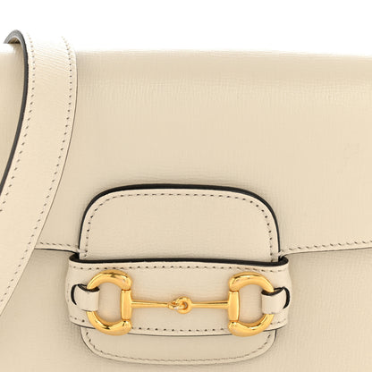 Gucci Azalea Calfskin Horsebit 1955 Shoulder Bag Mystic White 8 of 15