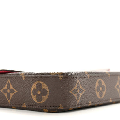 Louis Vuitton LOUIS VUITTON Monogram Pochette Felicie Chain Wallet Fuchsia 9 of 10