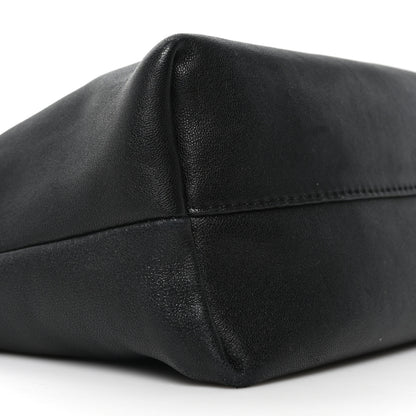 Loewe Mellow Nappa Medium Donut Chain Flamenco Knot Clutch Black 9 of 10