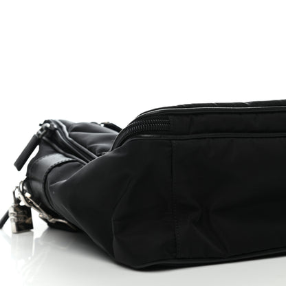 Prada Tessuto Nylon Saffiano Briefcase Black 6 of 7