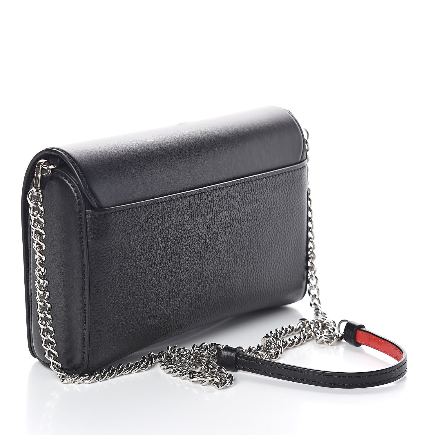 Christian Louboutin Calfskin Love RubyLou Clutch Black 3 of 9