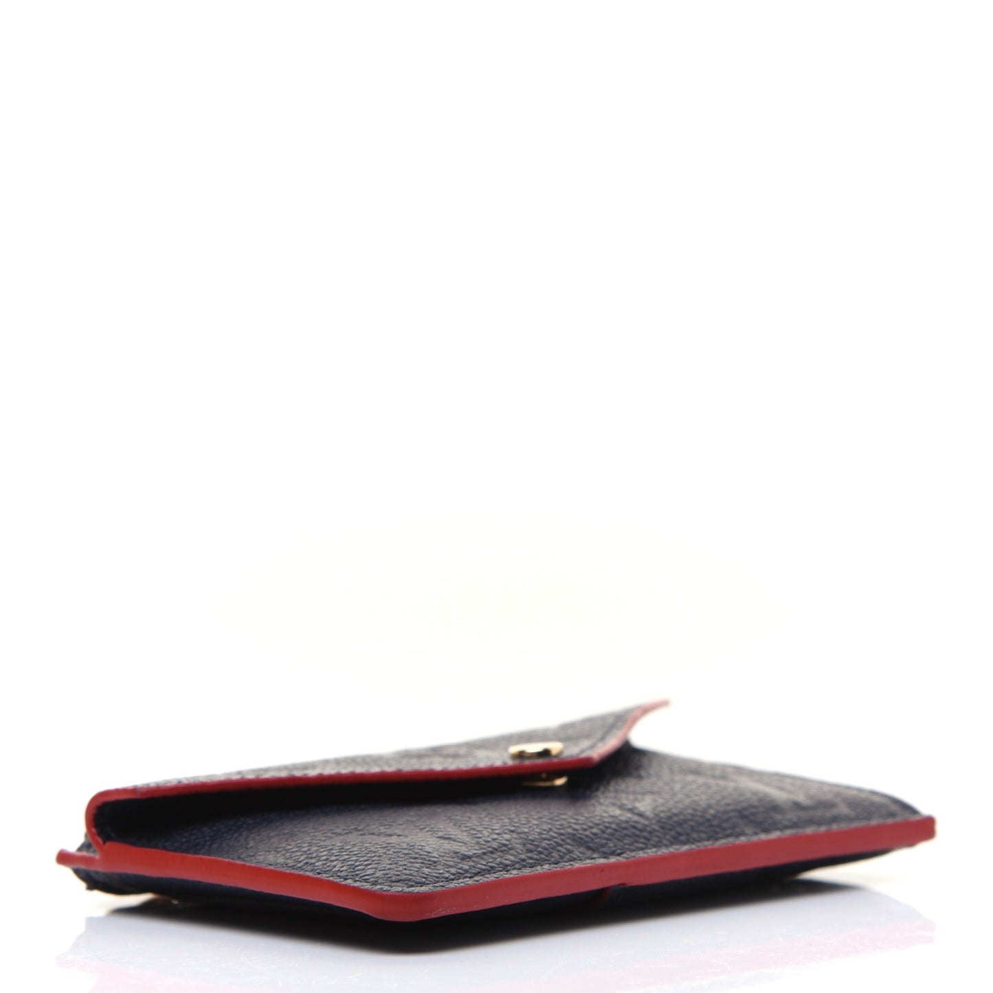 Empreinte Recto Verso Card Holder Marine Rouge