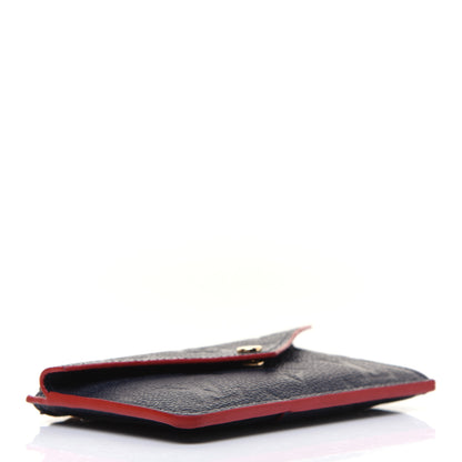 Louis Vuitton Empreinte Recto Verso Card Holder Marine Rouge 4 of 11
