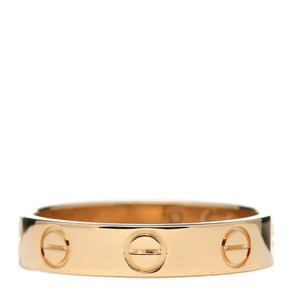 Cartier 18K Yellow Gold 3.5mm LOVE Wedding Band Ring 49 4.75 1 of 4