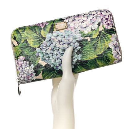 Dolce & Gabbana Dauphine Floral Print Zip Around Wallet Multicolor 2 of 10