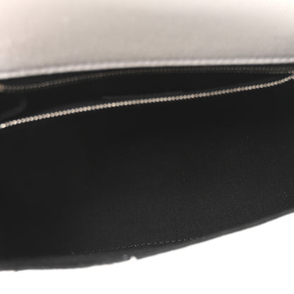 Balenciaga Denim Patchwork Small Hourglass Top Handle Bag Optic White 5 of 10