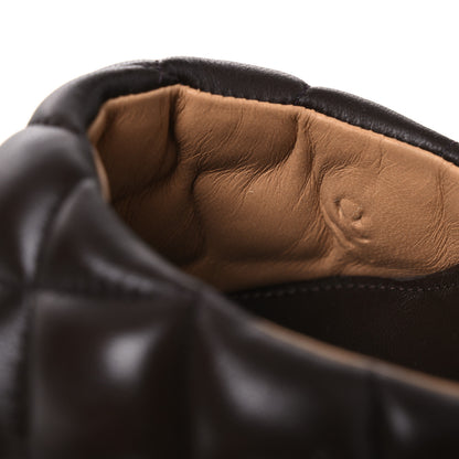 Bottega Veneta Nappa Matelasse Padded Mule Sandals 40 Chocolate Spread 10 of 11
