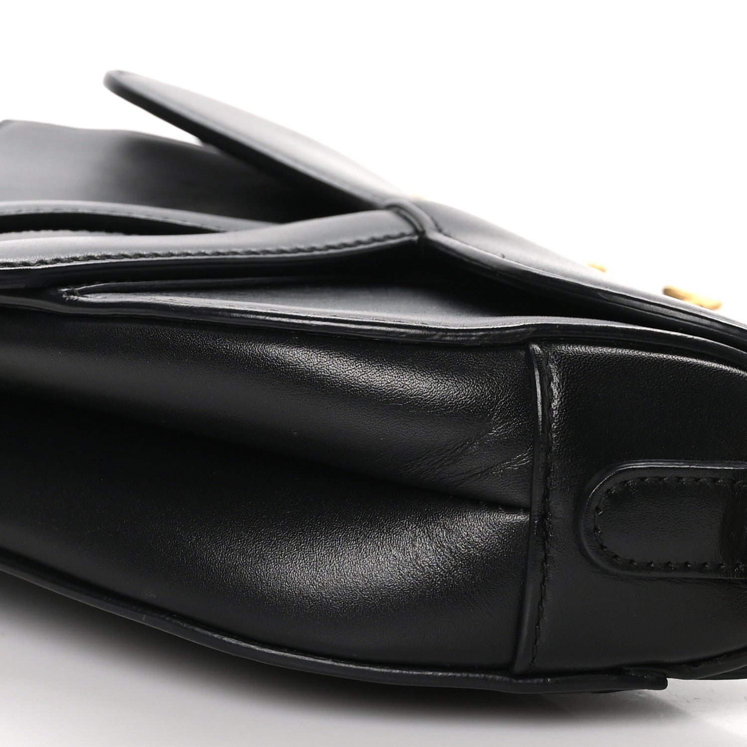 Christian Dior Calfskin Mini Saddle Bag Black 10 of 11