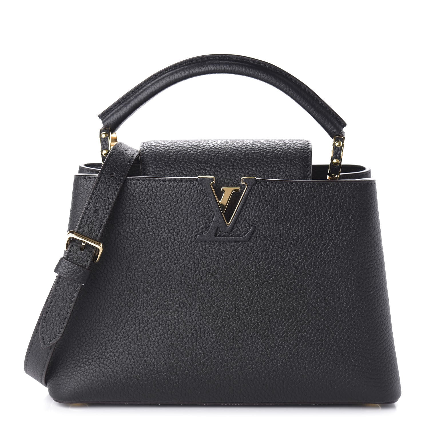Louis Vuitton Taurillon Capucines BB Black 1 of 10