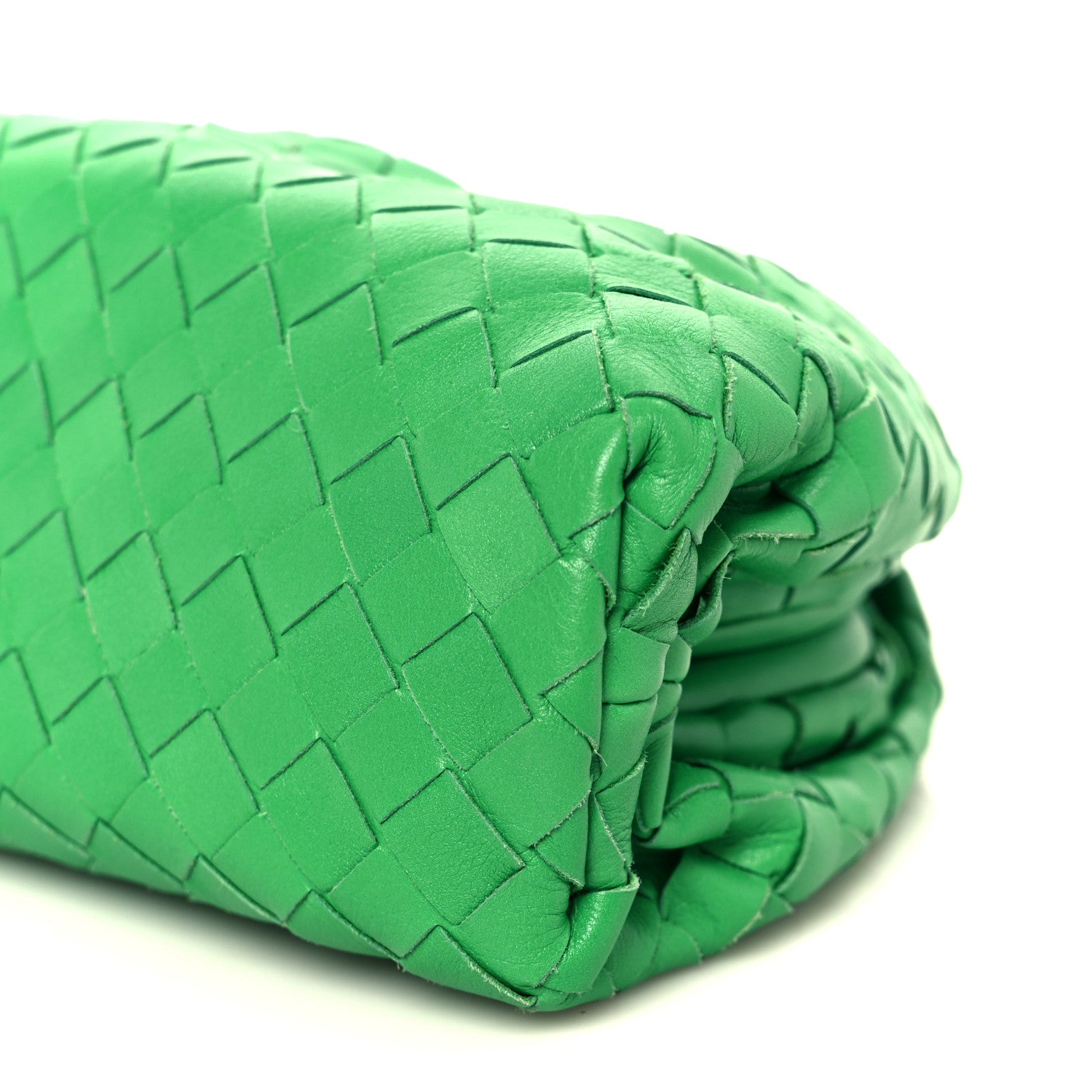 Bottega Veneta Nappa Intrecciato Teen Pouch Parakeet 1785693