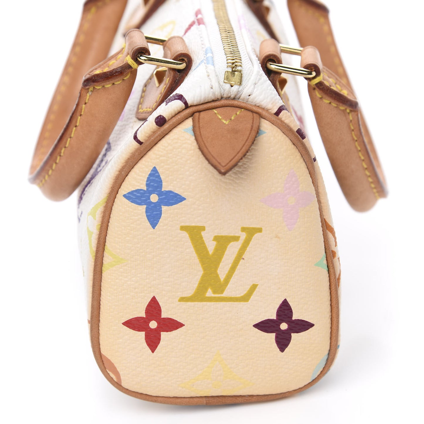 Monogram Multicolor Mini Sac HL Speedy White