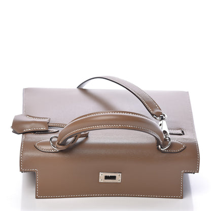 Hermes Tadelakt Kelly Sellier 25 Etoupe 11 of 35
