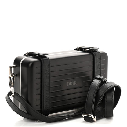 Christian Dior X RIMOWA Aluminum Personal Clutch On Strap Black 2 of 9