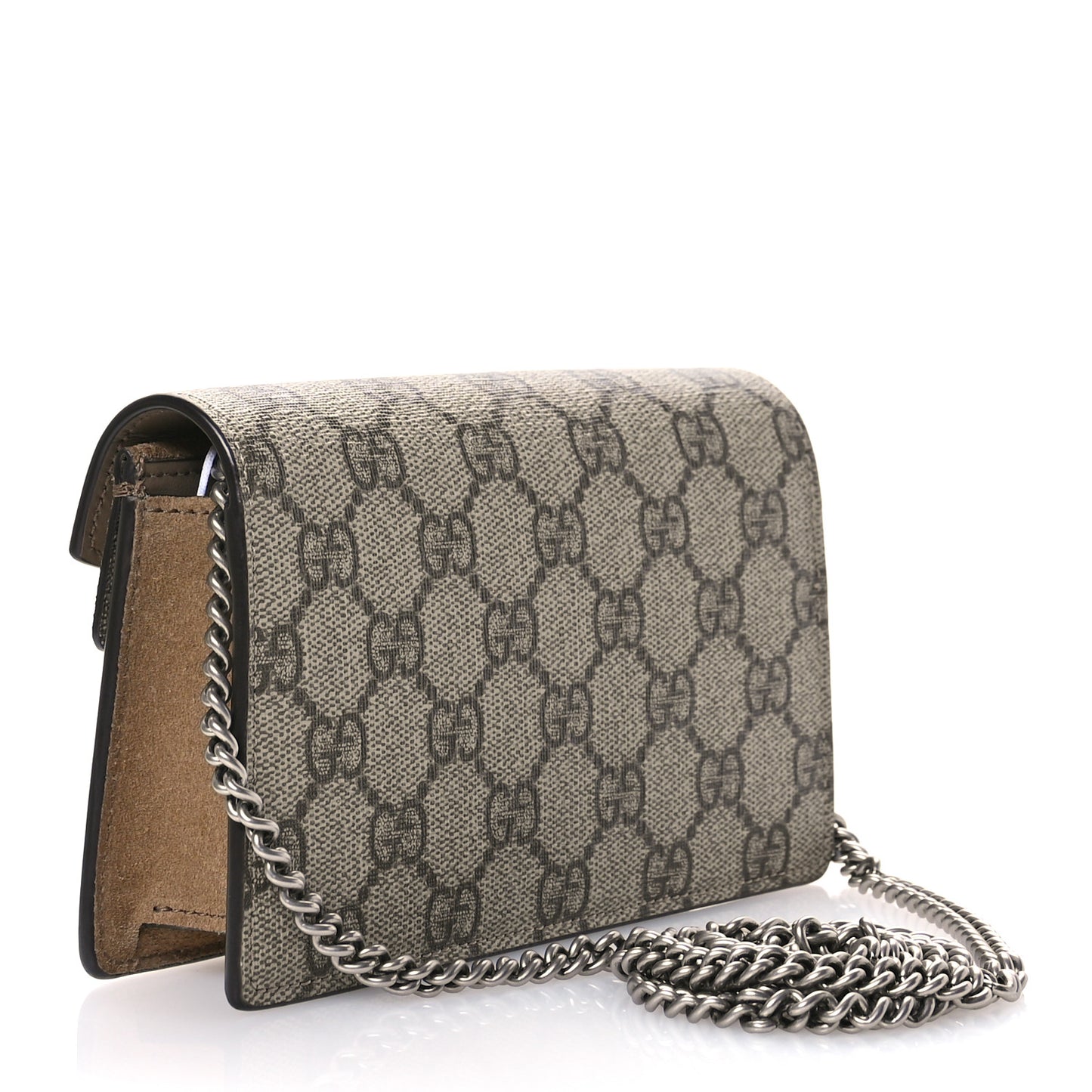 GG Supreme Monogram Super Mini Dionysus Shoulder Bag Taupe