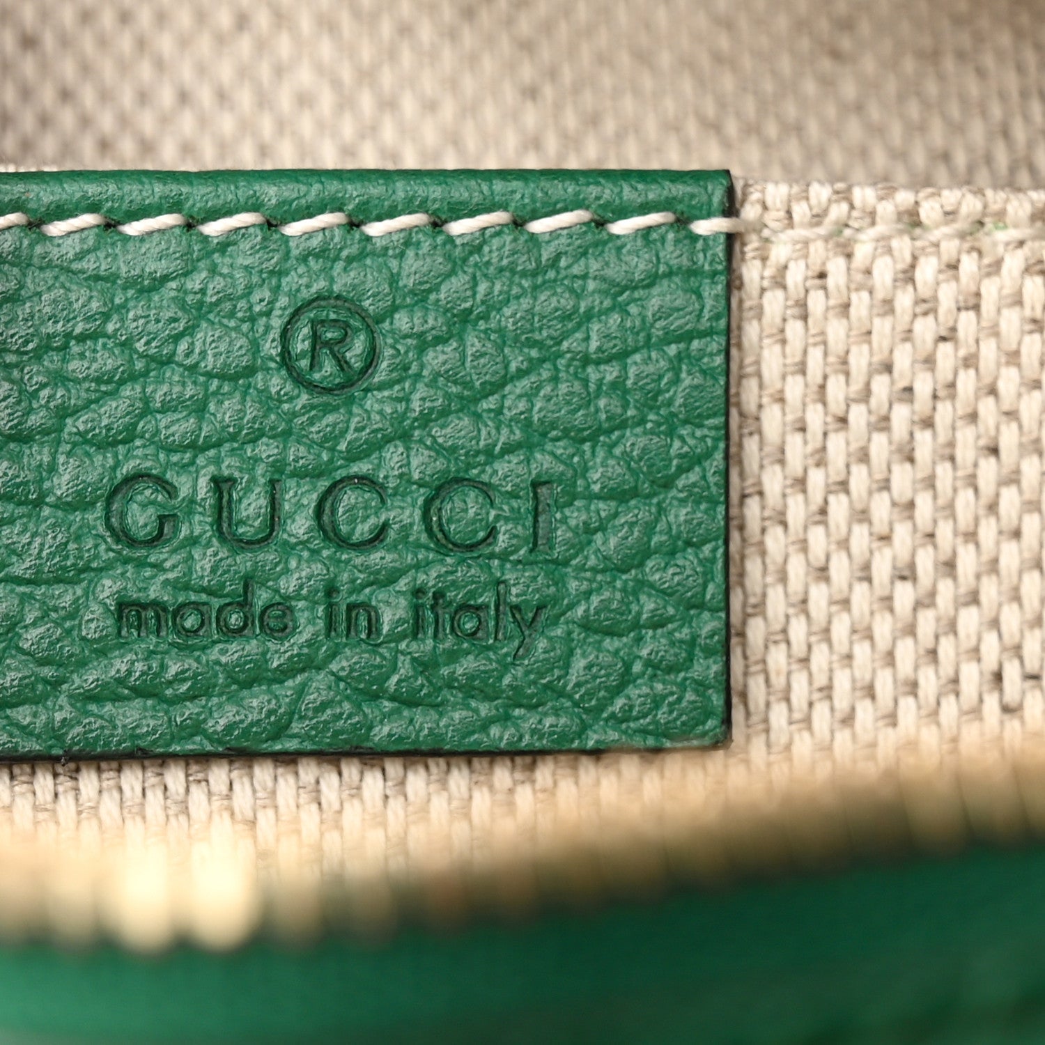 Gucci Pebbled Calfskin Small Soho Disco Bag Emerald Green 6 of 10