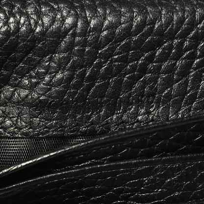 Gucci Pebbled Calfskin Animalier Card Case Black 7 of 8