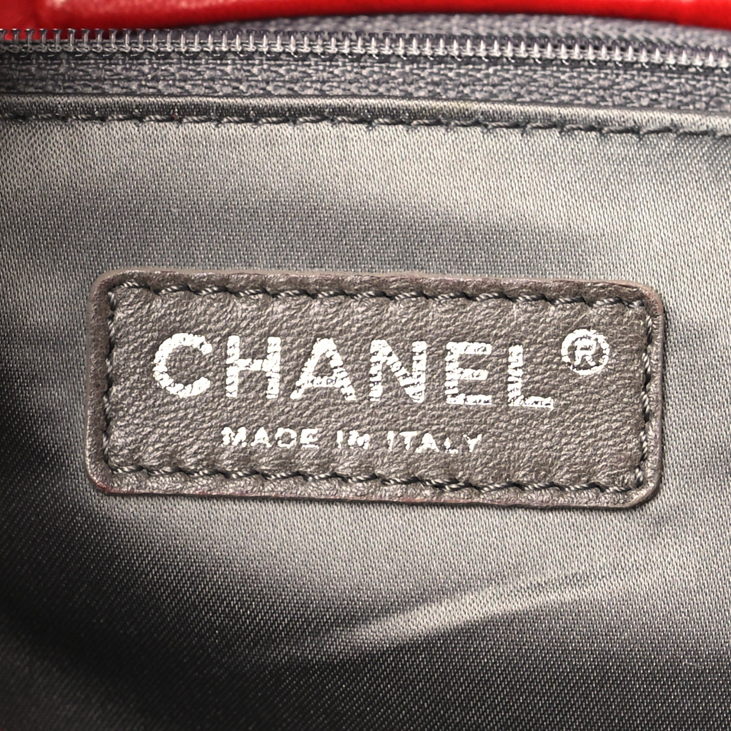 Chanel Lambskin Rock And Cabaret Chain Fringe Accordion Flap Red 6 of 10