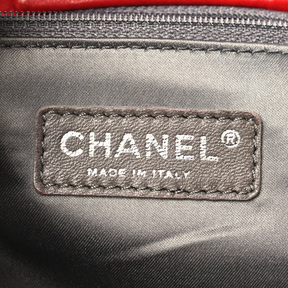 Chanel Lambskin Rock And Cabaret Chain Fringe Accordion Flap Red 6 of 10