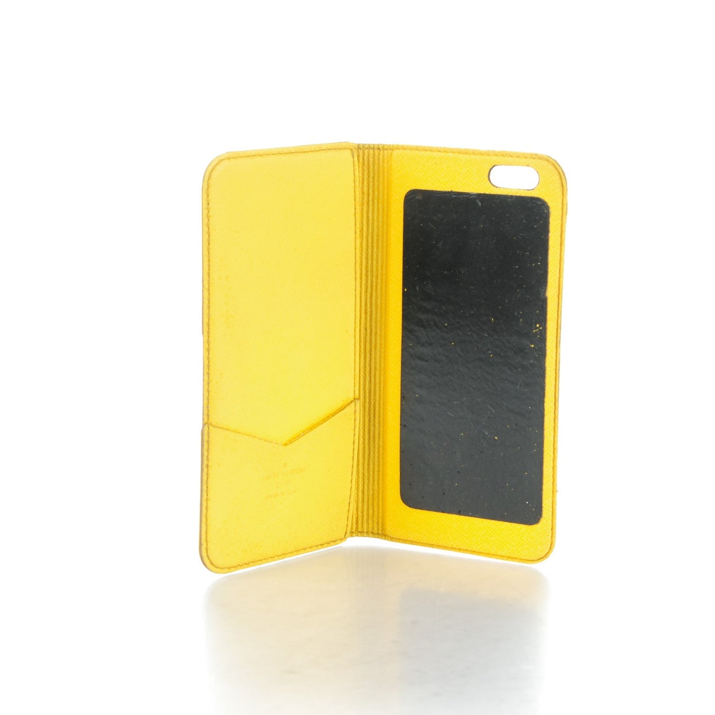 Monogram iPhone 6 Plus Folio Case Yellow