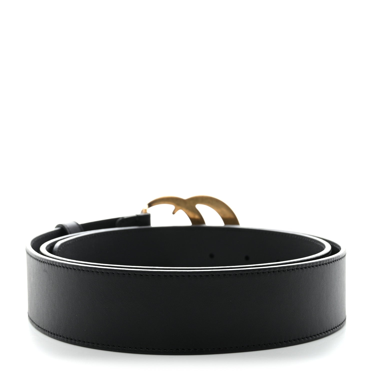 Gucci Calfskin Double G 40mm Belt 105 42 Black 2 of 6