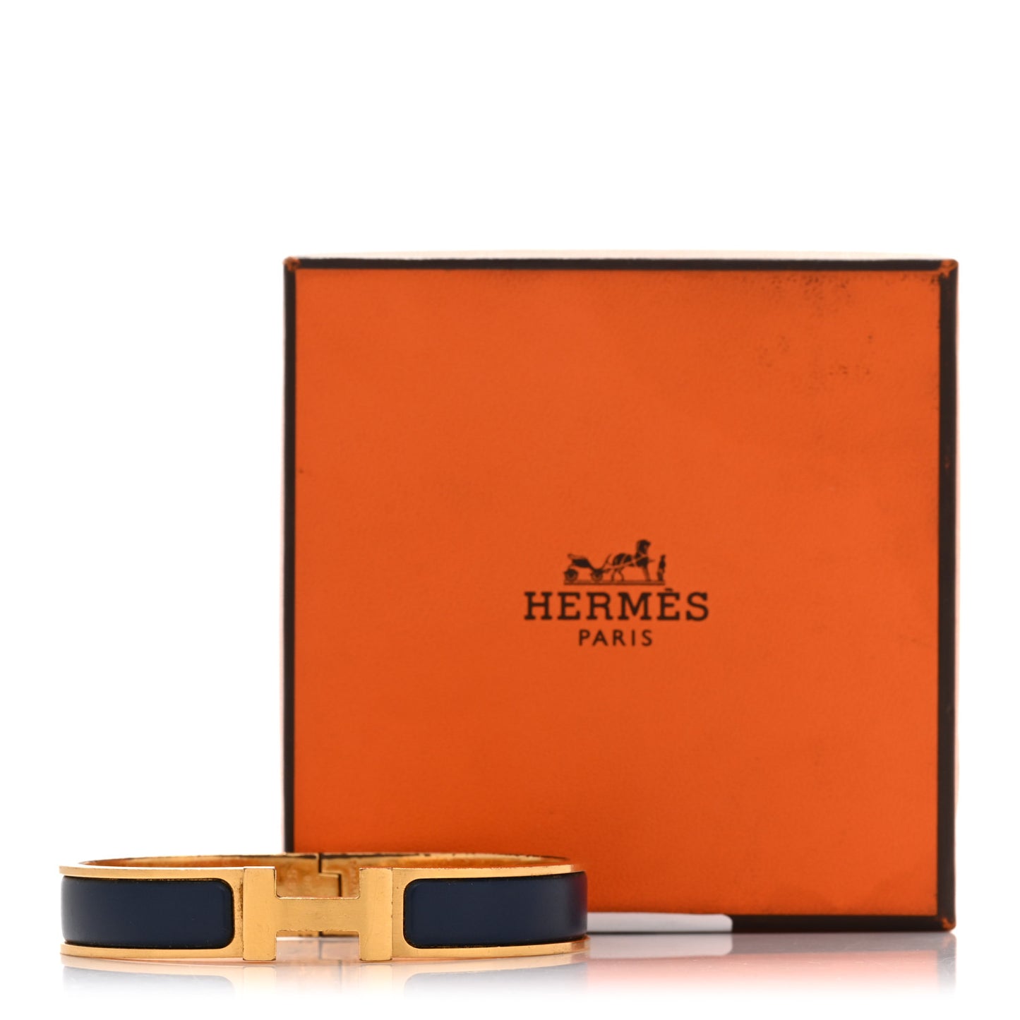 Matte Enamel Narrow Clic Clac HH Bracelet T4 Bleu Biarritz