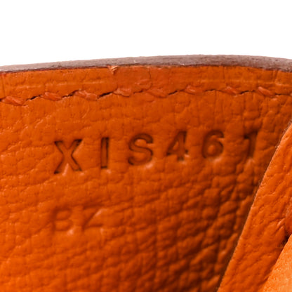Hermes Togo BIRKIN 30 Orange 7 of 11