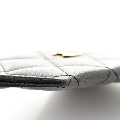 Chanel Lambskin Quilted Card Holder Black 9 of 11
