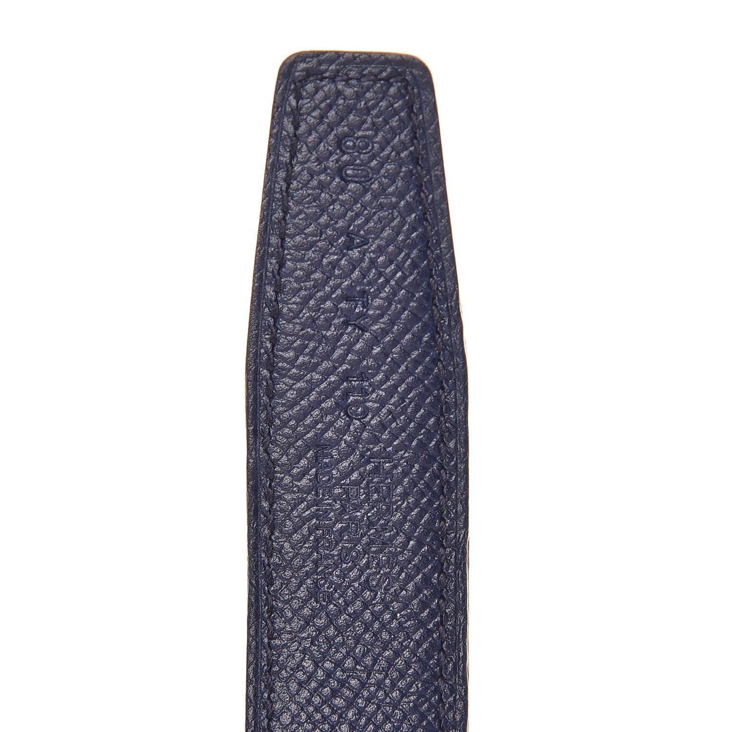 Hermes Swift Epsom 24mm Mini Constance H Belt 80 Black Bleu Iris 6 of 7