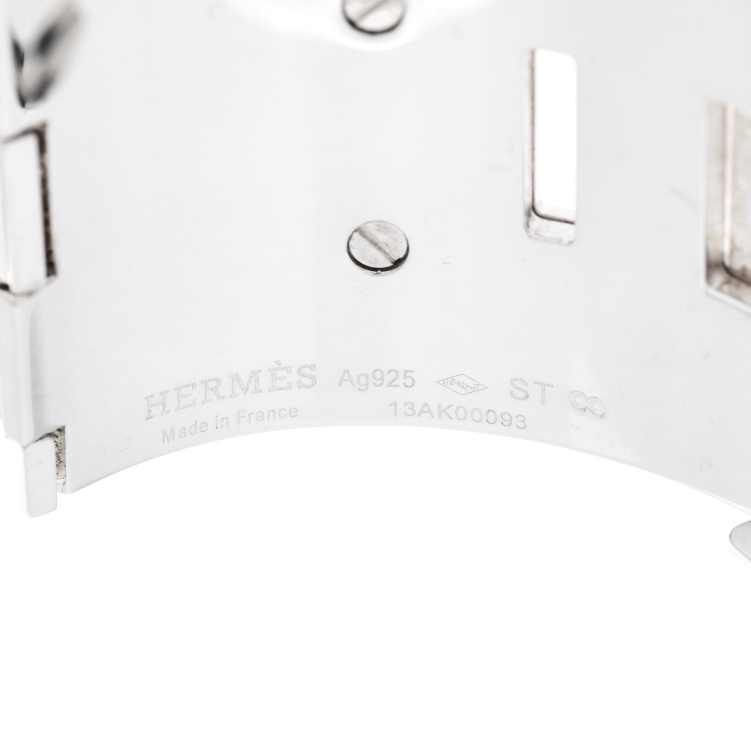 Hermes Sterling Silver Collier De Chien Bracelet ST 4 of 5