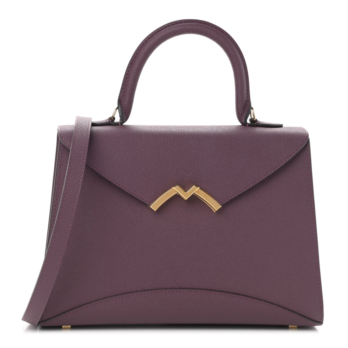 Carat Calfskin Gabrielle PM Eggplant