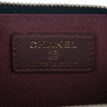 Chanel Lambskin Quilted Key Holder Case Black 6 of 7