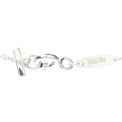 Tiffany Sterling Silver Small T Smile Pendant Necklace 4 of 6