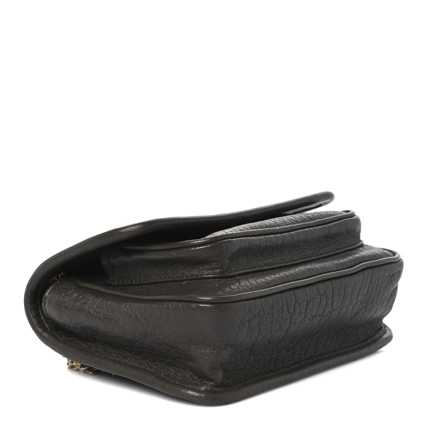 Grained Lambskin Monogram Mini Niki Chain Satchel Light Musk