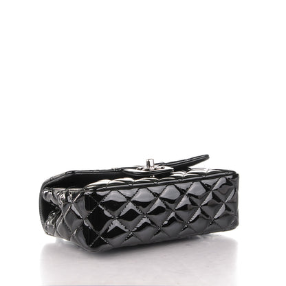 Chanel Patent Calfskin Quilted Mini Rectangular Flap Black 4 of 8