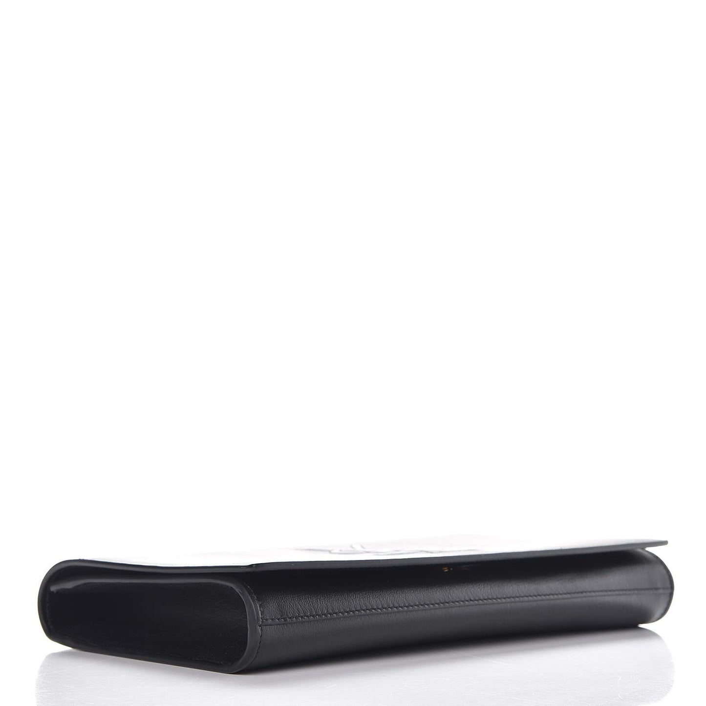 Calfskin Monogram Large Belle De Jour Clutch Black