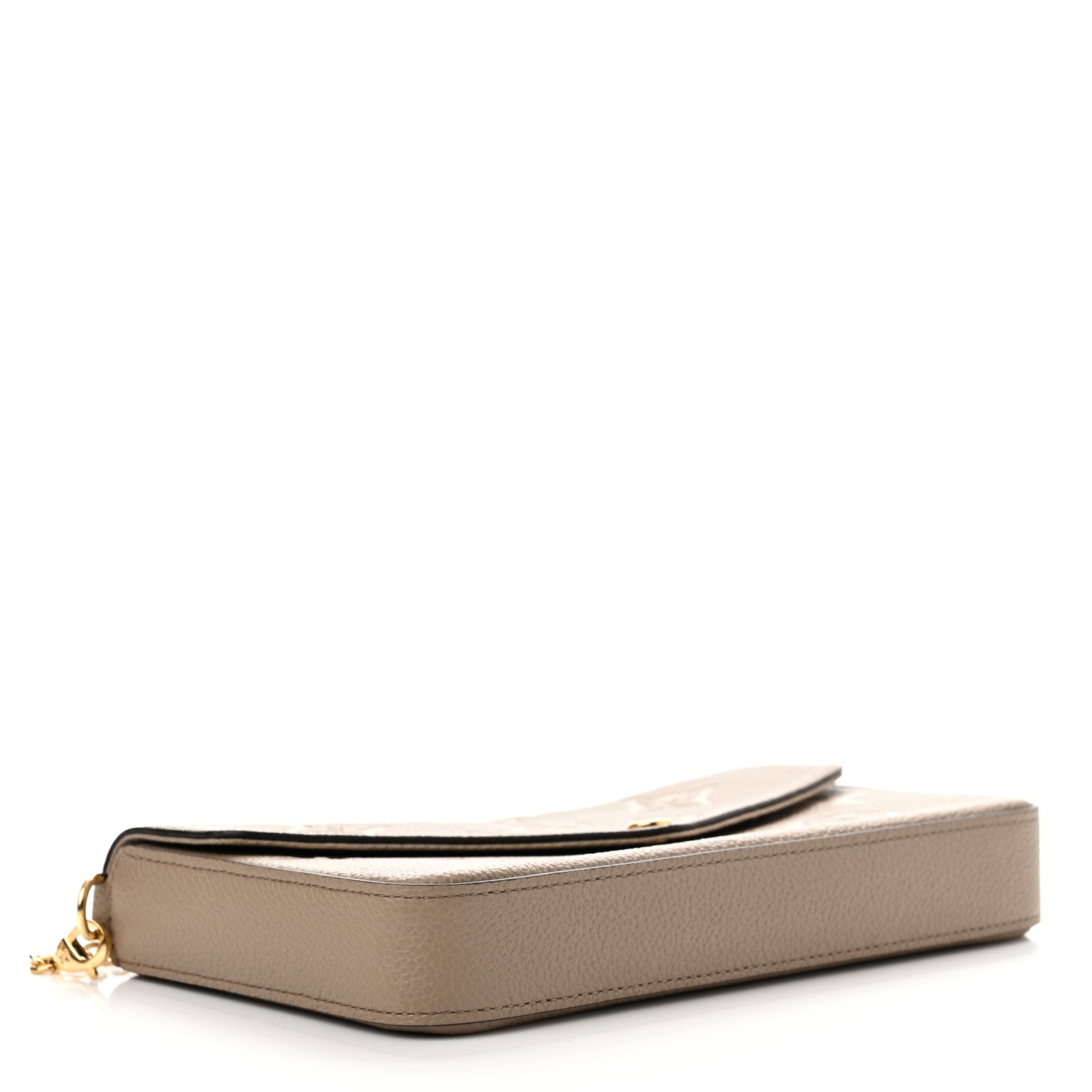 Louis Vuitton Empreinte Monogram Giant Felicie Pochette Tourterelle Creme 4 of 9