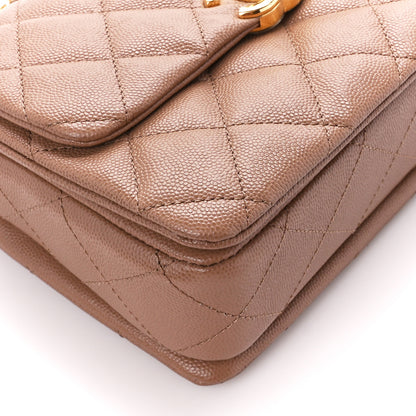 Chanel Caviar Quilted Coco First Flap Beige 9 of 11