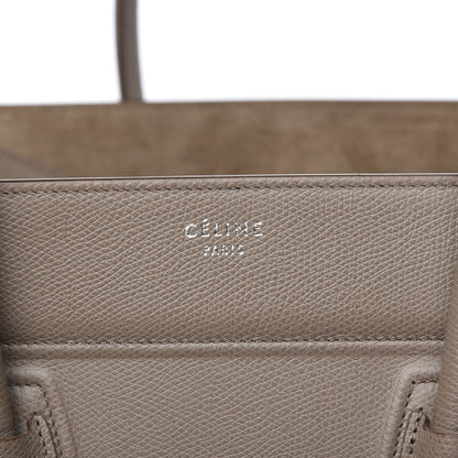Celine Baby Grained Calfskin Medium Phantom Luggage Taupe 7 of 15