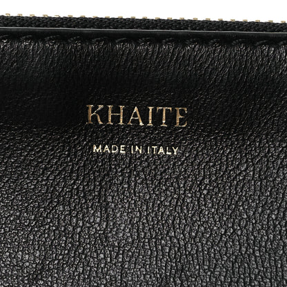Khaite Suede Calfskin Kidskin Zoe Tote Rouge Black 8 of 13