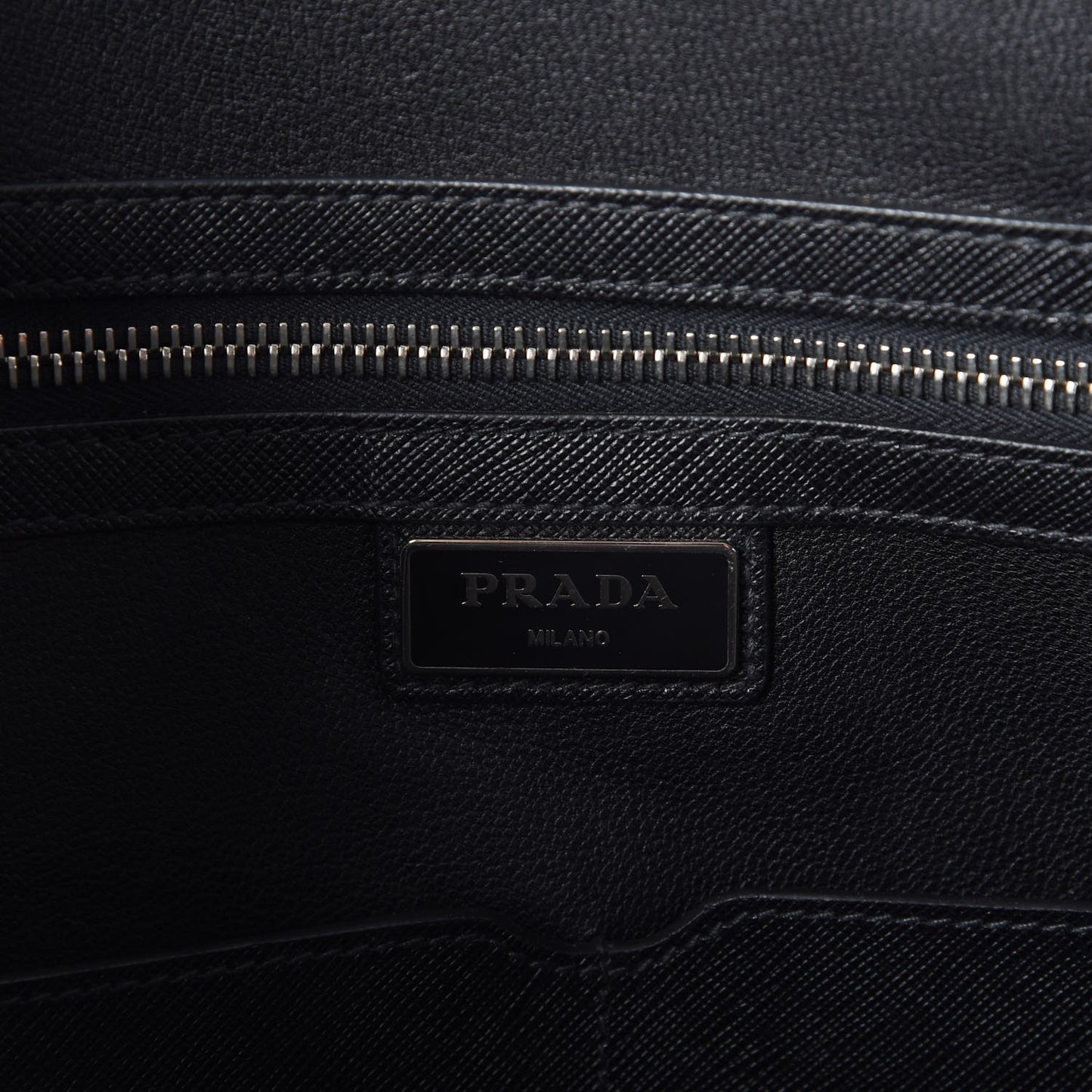 Saffiano Travel Briefcase Nero Black