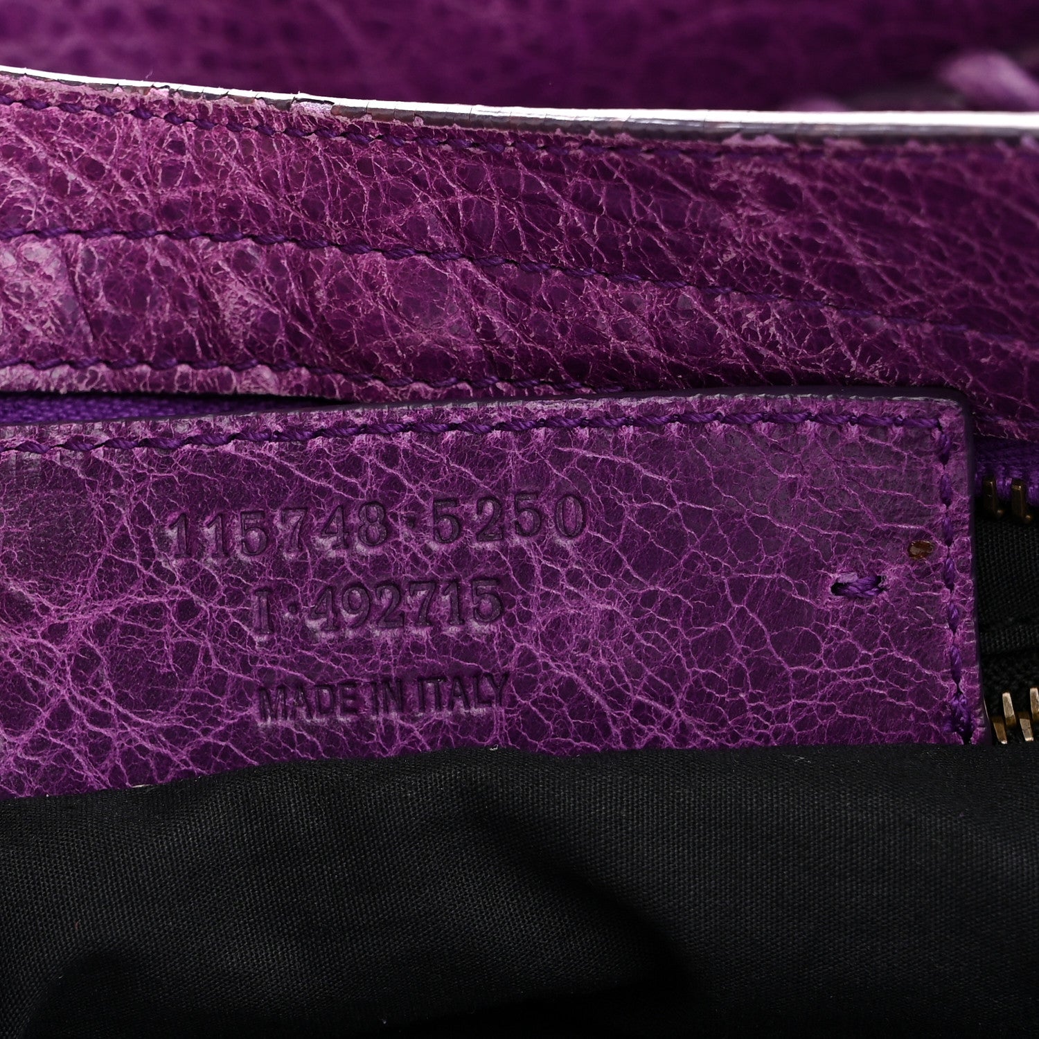 Balenciaga Agneau Classic Hardware City Ultraviolet 8 of 11