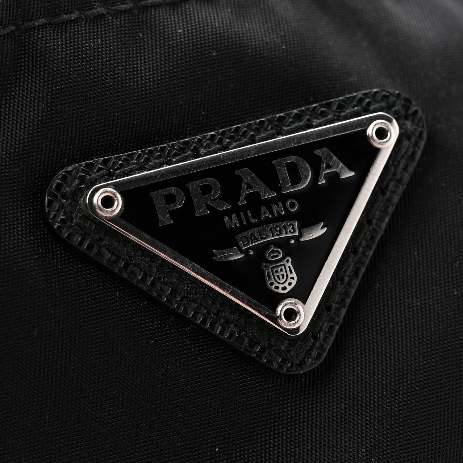 Prada Nylon Tessuto Cosmetic Pouch Black 9 of 9