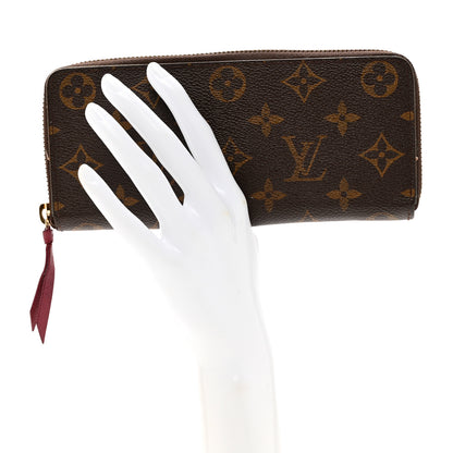 Louis Vuitton Monogram Clemence Wallet Fuchsia 2 of 11