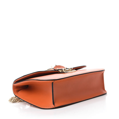 Valentino Garavani Vitello Small Glam Lock Rockstud Flap Orange 4 of 9