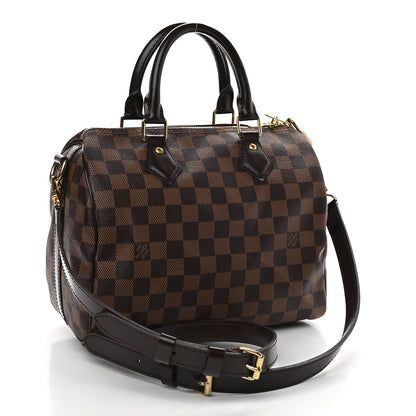 Louis Vuitton Damier Ebene Speedy Bandouliere 25 3 of 9