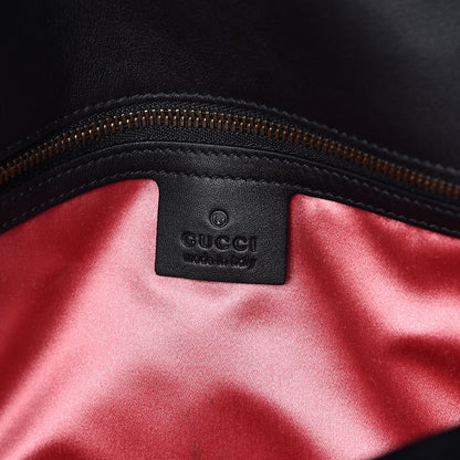 Gucci Velvet Matelasse Medium GG Marmont Shoulder Bag Black 6 of 11