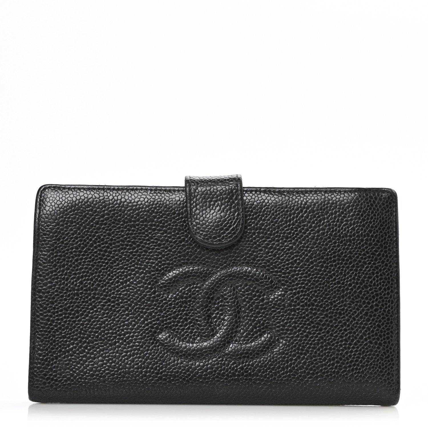 Chanel Caviar Timeless CC French Wallet Black 1 of 8