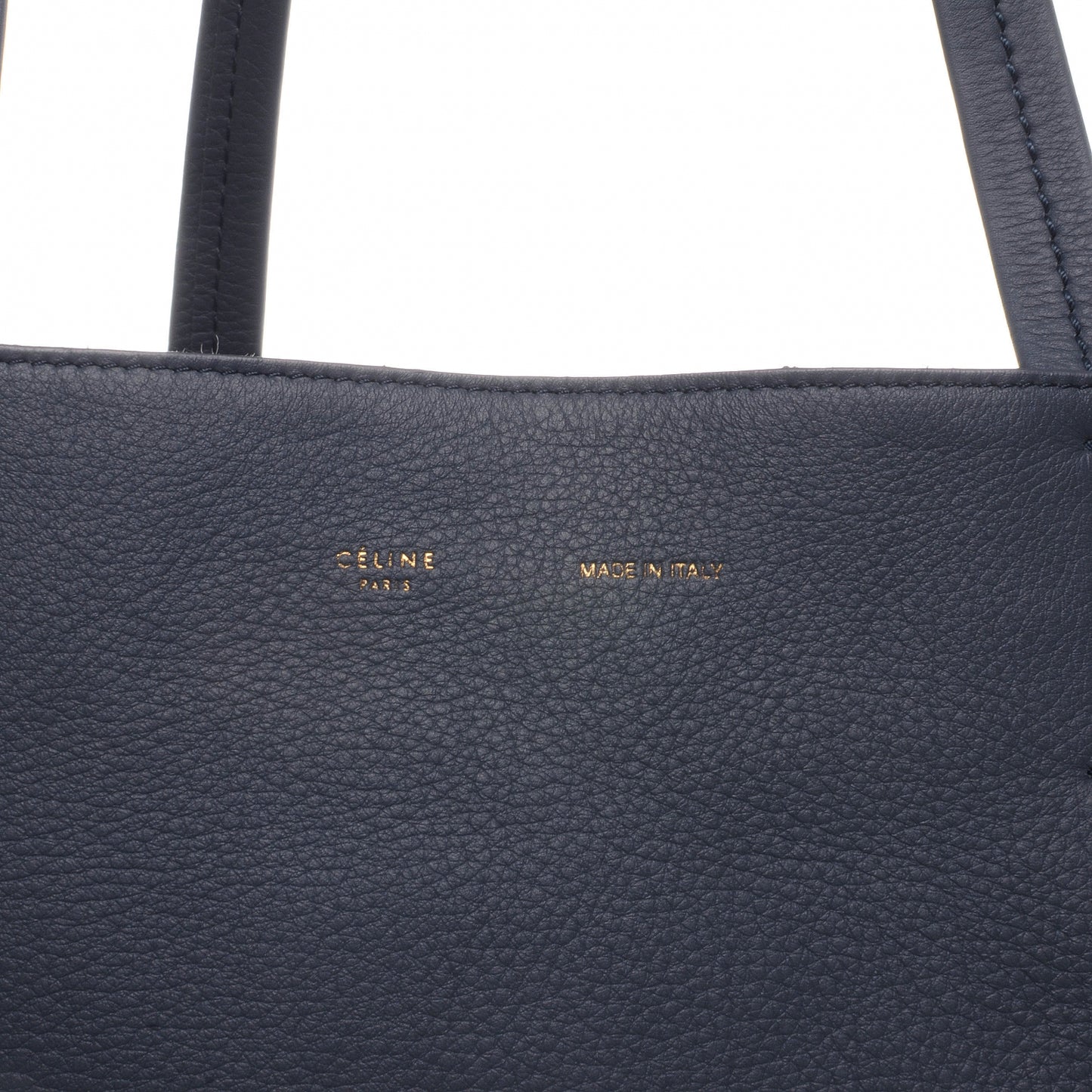 Grained Calfskin Medium Horizontal Cabas Phantom Slate
