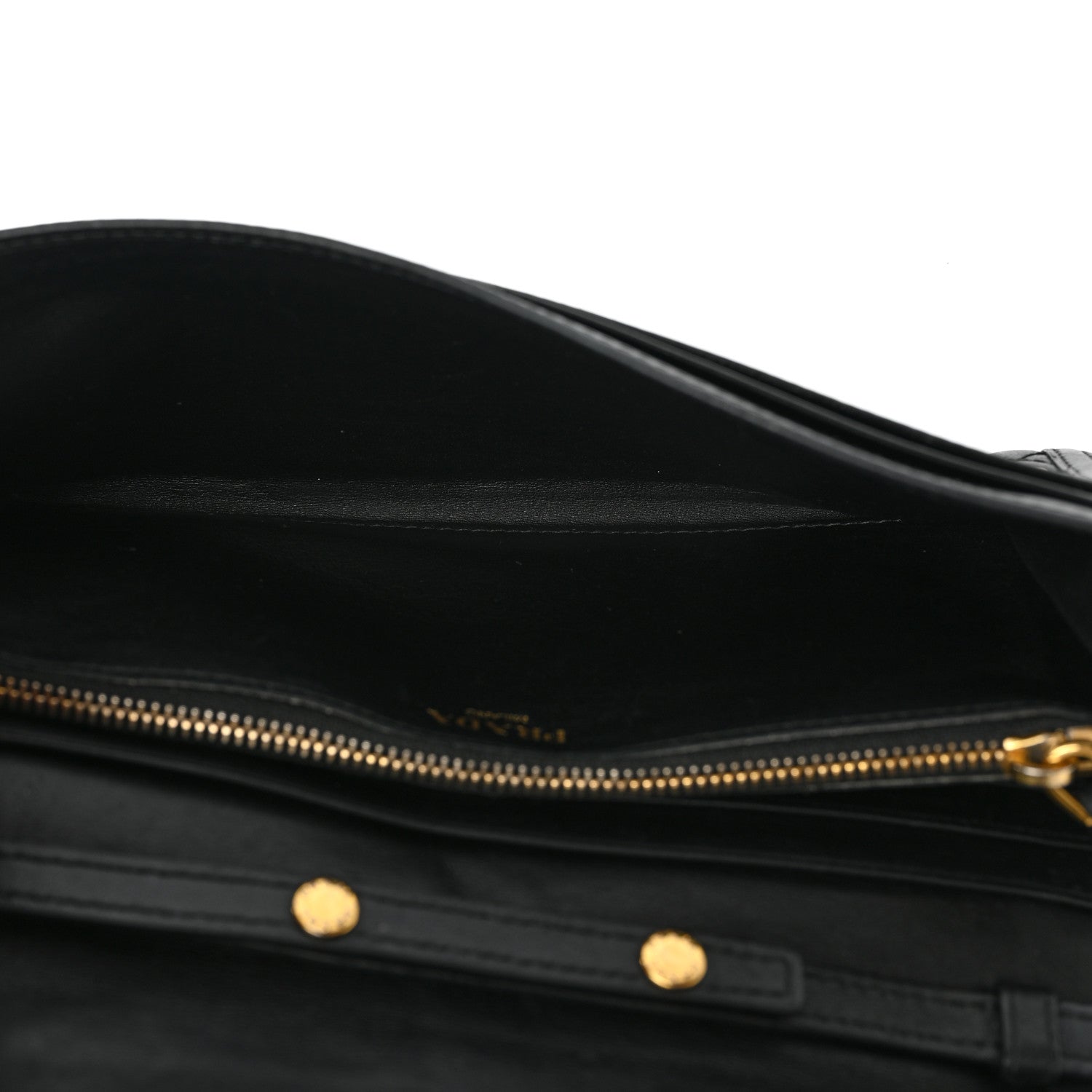 Prada Soft Calfskin Quilted Chain Wallet Black 5 of 17